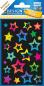 Preview: Neon sticker foil stars Neon Sticker Folie Sterne bunt 22 Aufkleber22 stickers